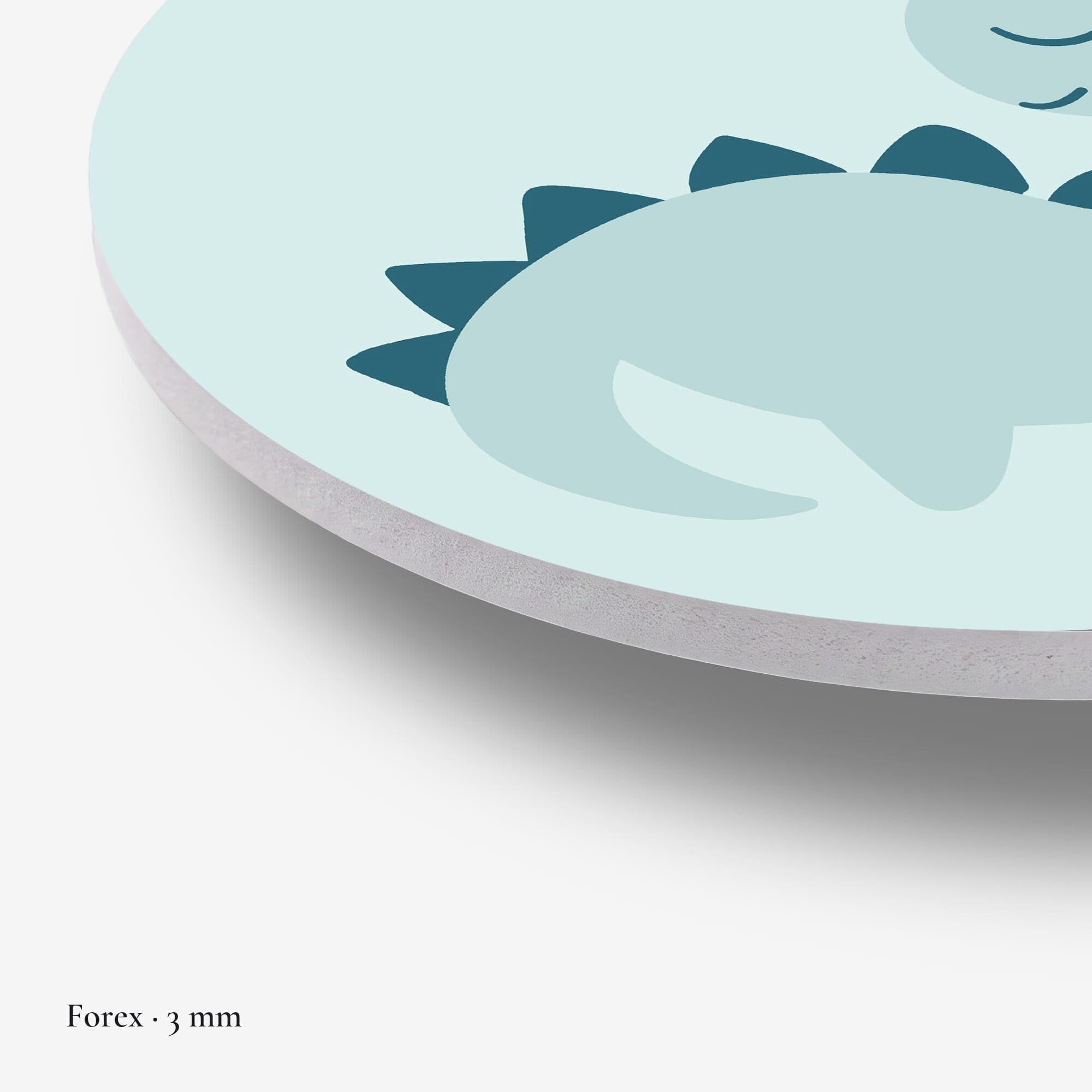 Dromerige Dino Muurcirkel, detail rand forex