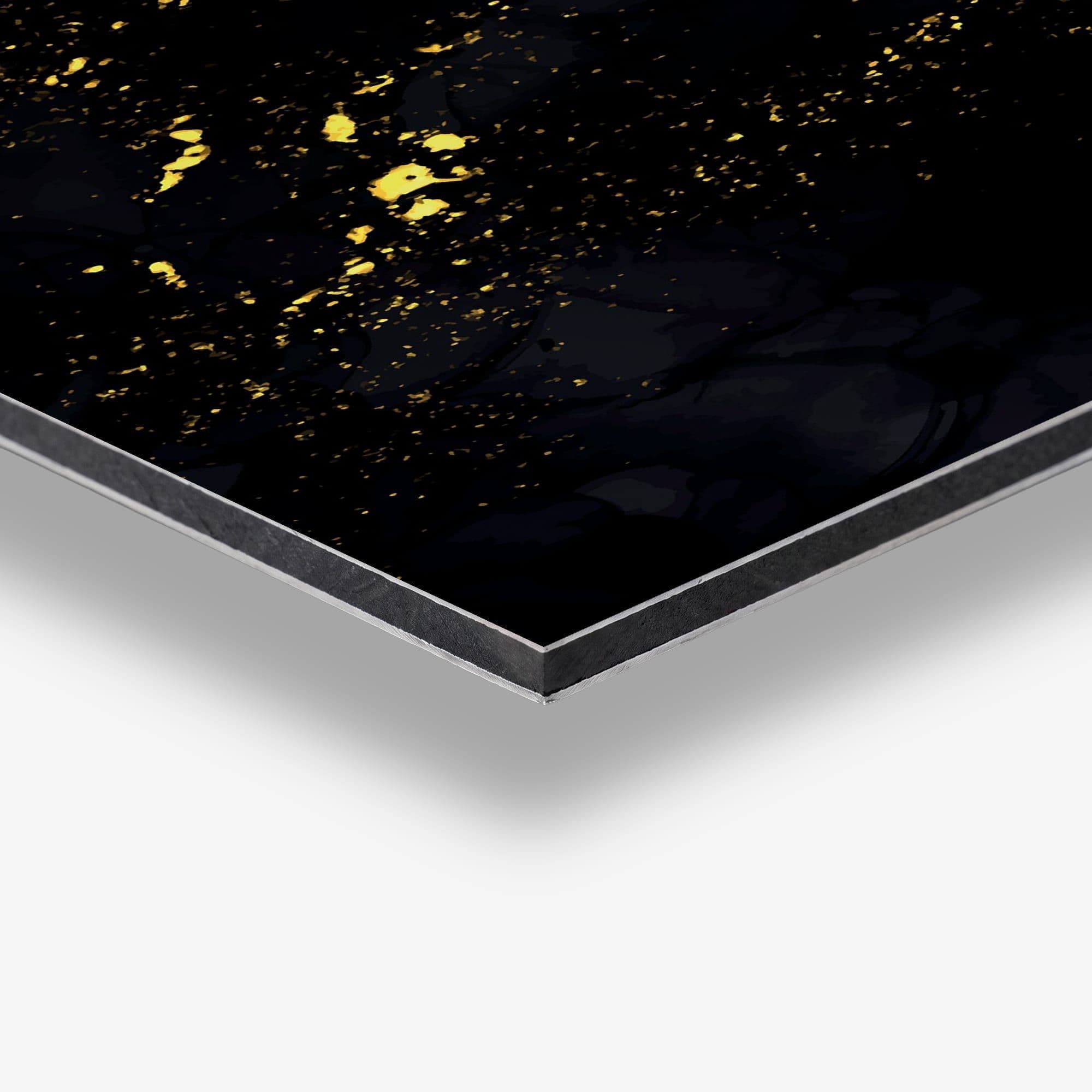 Gilded Marble Spatscherm, detail rand