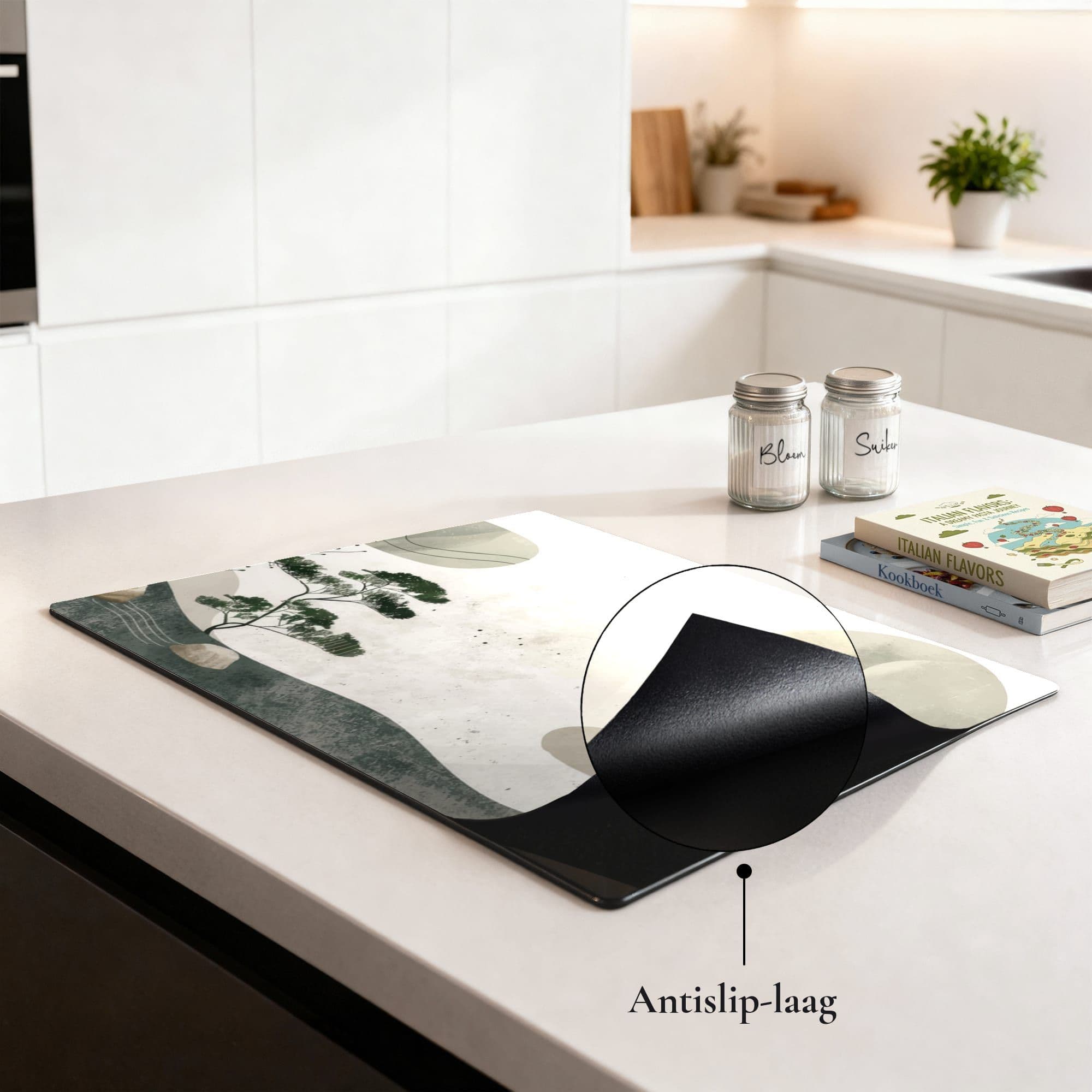 Zen Pine Inductiebeschermer, sfeer aanrecht