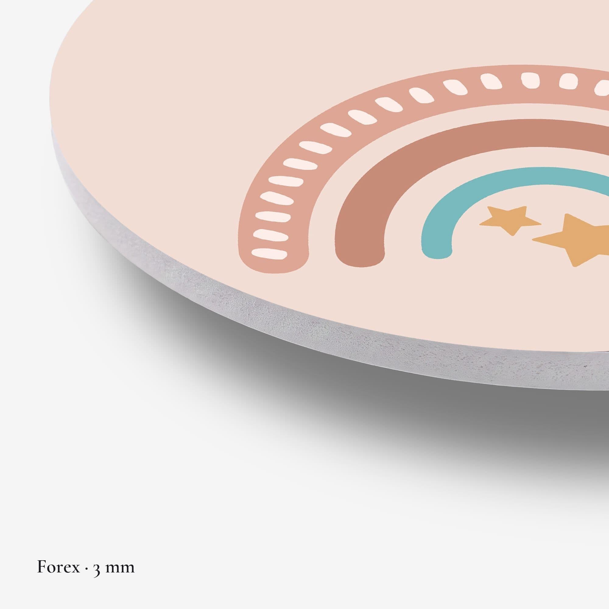 Magic Rainbow Muurcirkel, detail rand forex
