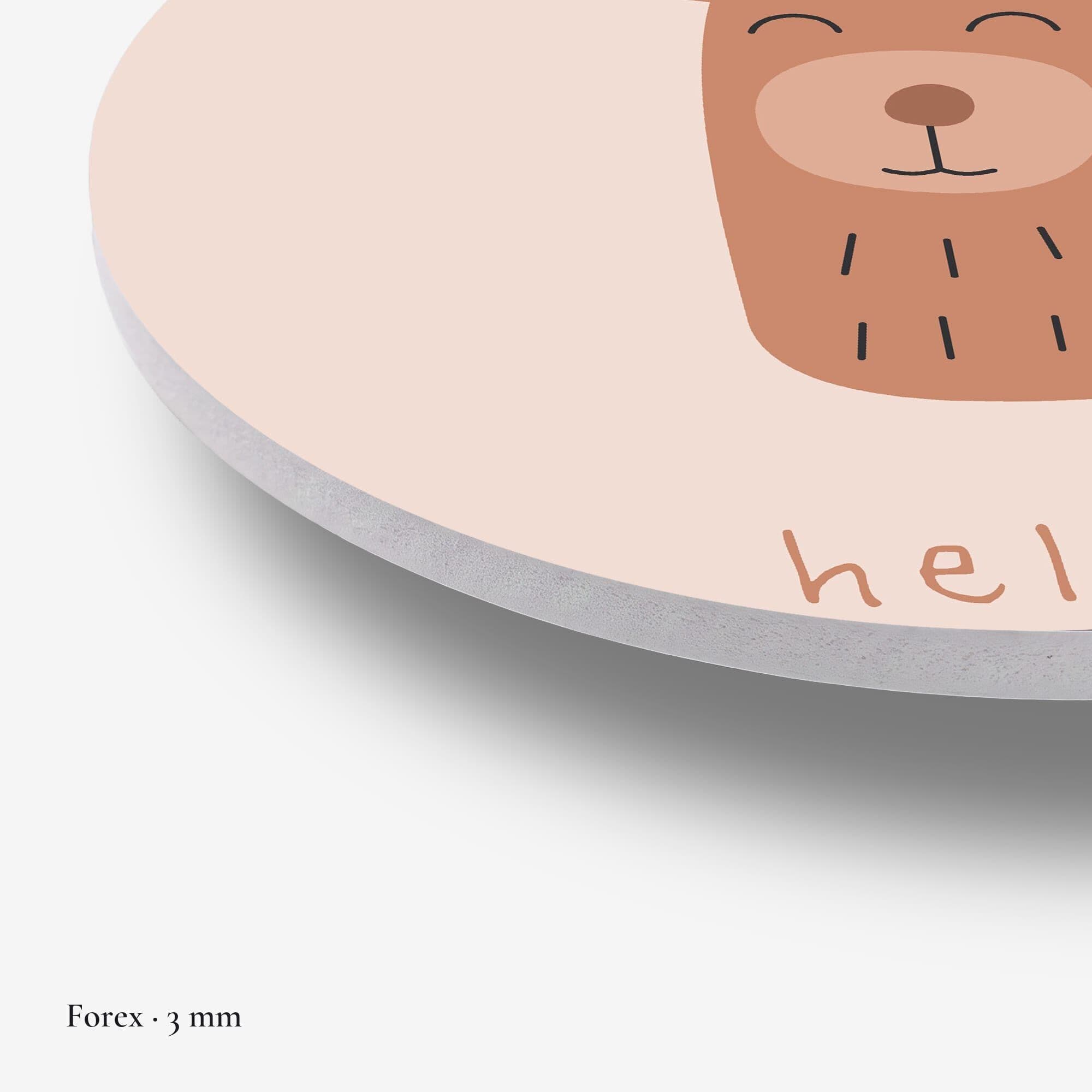 Hertje Hello Muurcirkel, detail rand forex